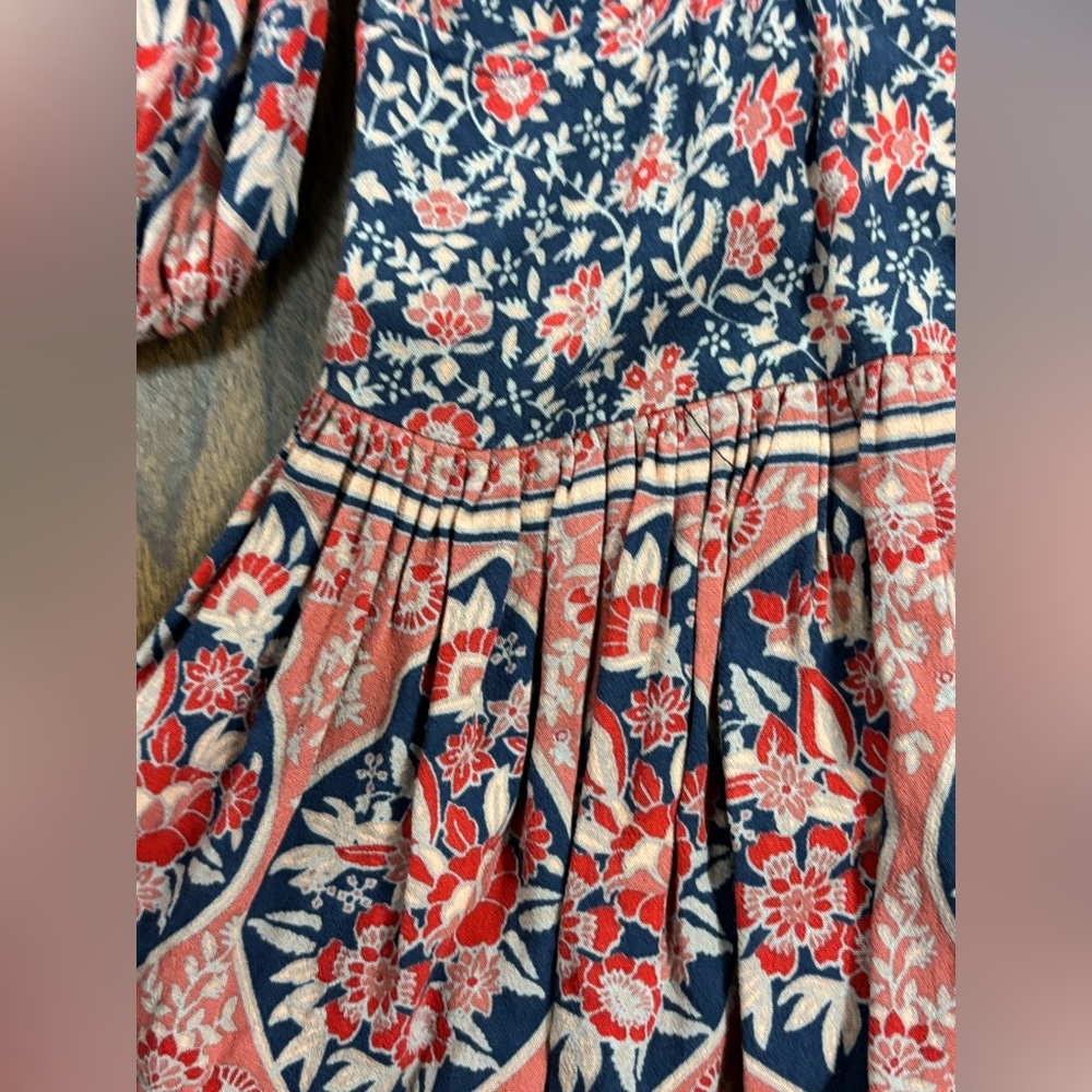 Spell & The Gypsy Collective Jasmine Long Sleeve Playdress in Navy - Picture 6 of 13